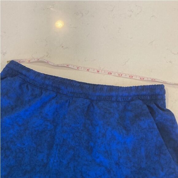 Lululemon Pace Breaker Active Running Shorts Blue Black with Liner and Pockets - Picture 4 of 8